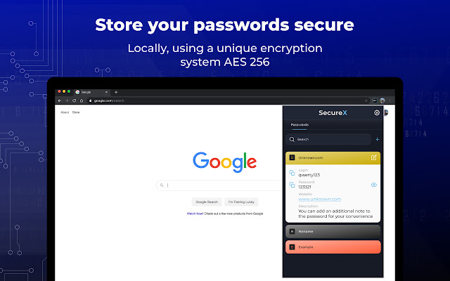 SecureX chrome extension