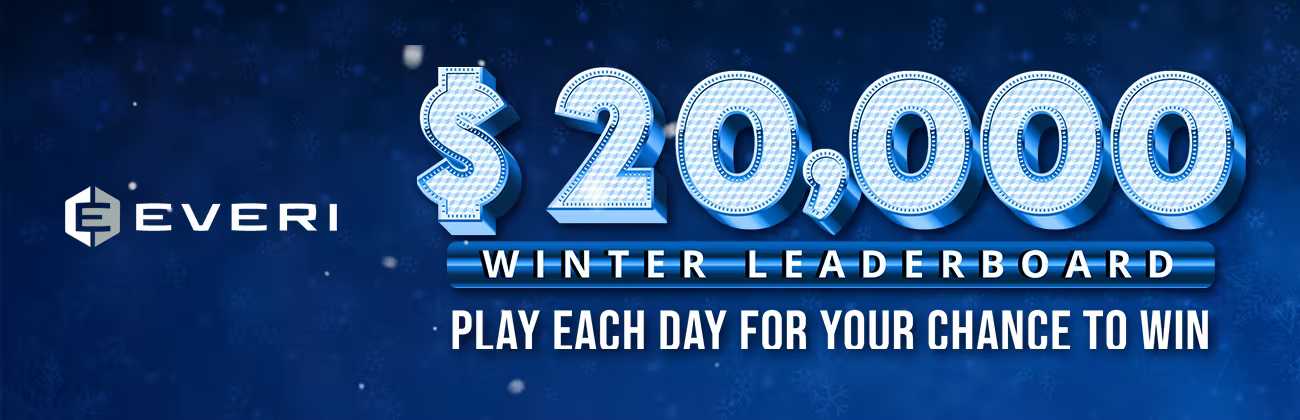 TwinSpires Casino Everi $20,000 Winter Leaderboard