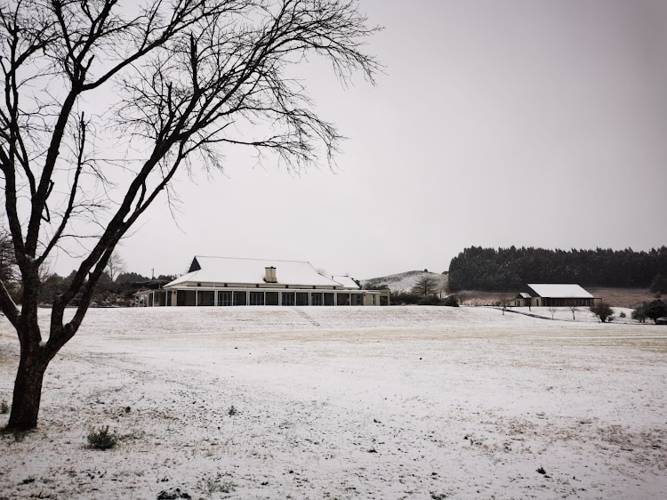 Snow at the weekend in Nottingham Road, KwaZulu-Natal