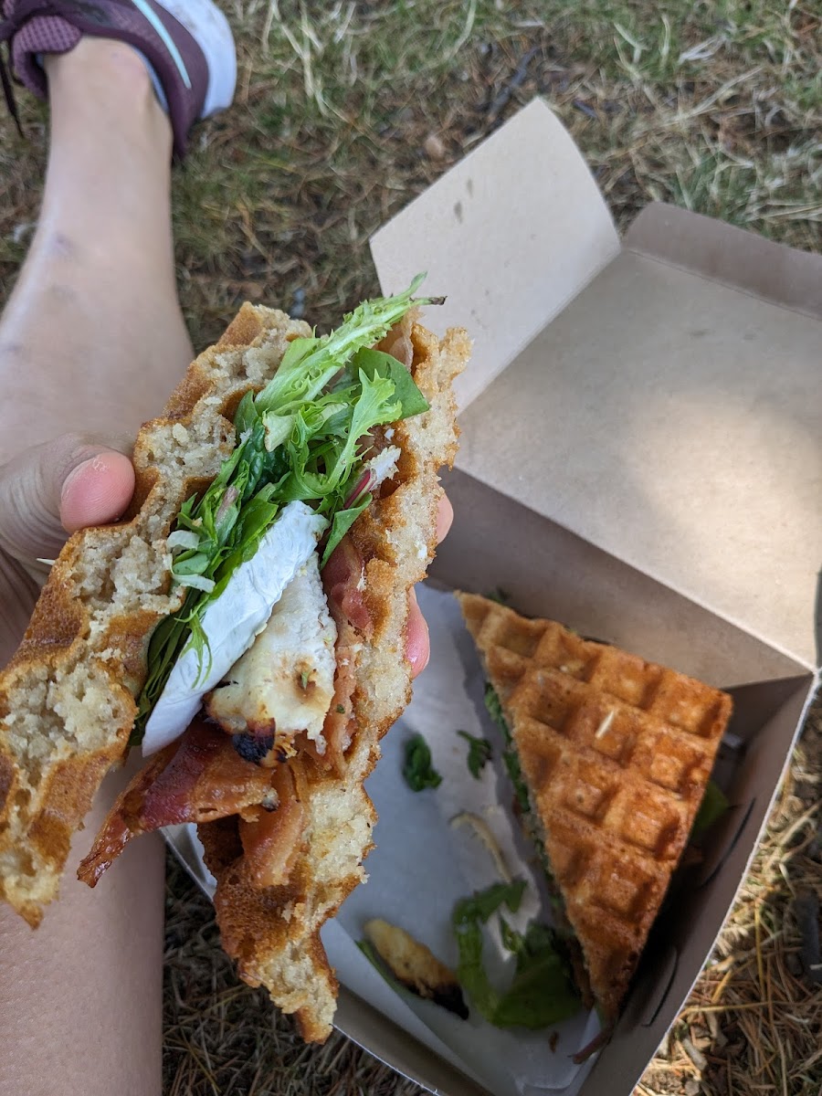 Waffle sandwich