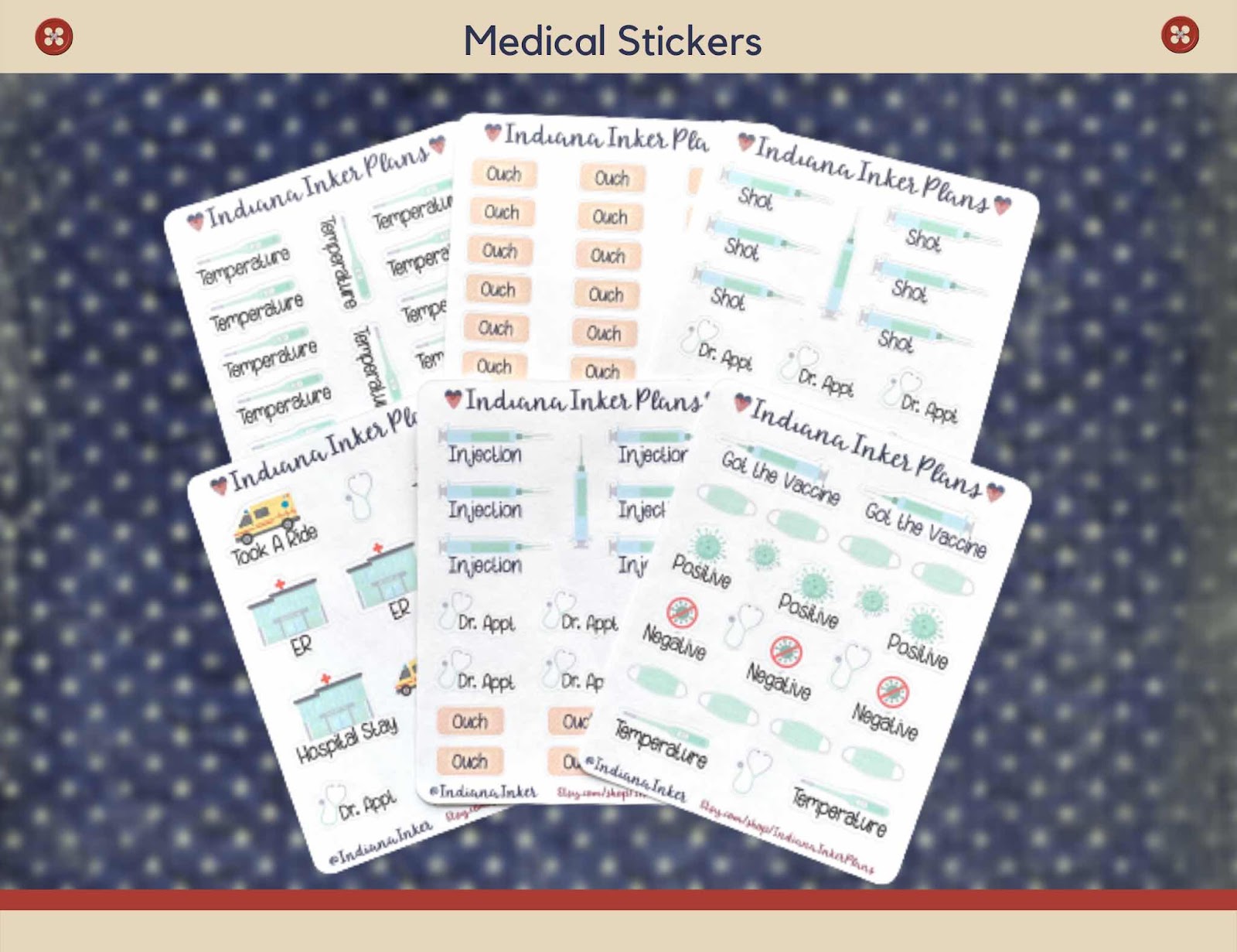 medical stickers