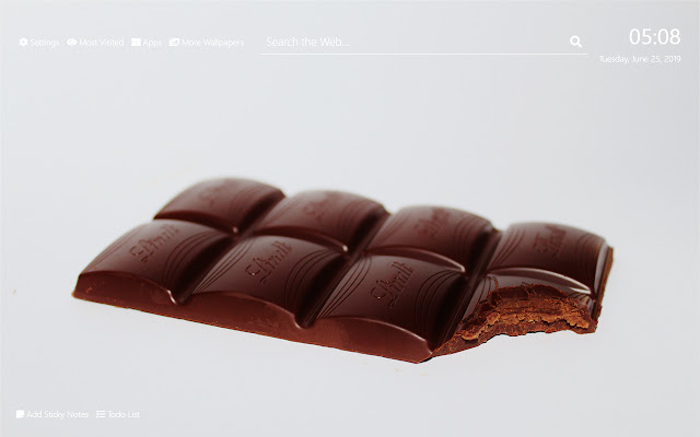 Chocolate Wallpaper HD New Tab Theme