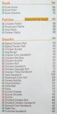 Defence Bakery menu 2