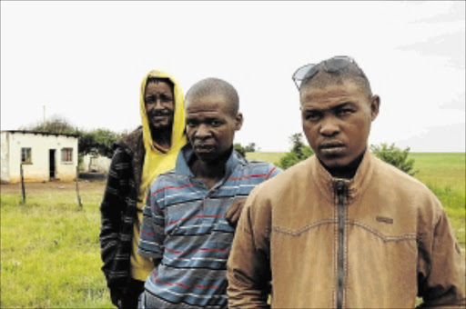 PUSHING ON: Patrick Sibanyoni, Tom Thabethe and Gijimani Hlumbane are recovering nyaope addicts. Thulani Mbele