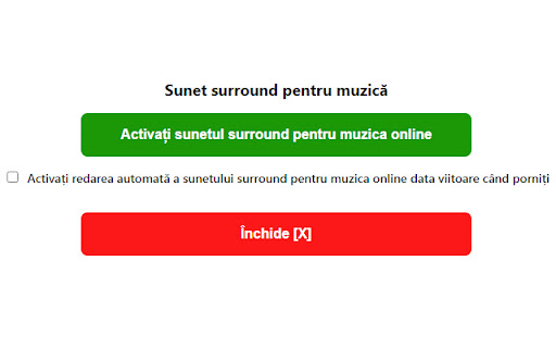 Sunet surround pentru muzică