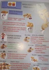 Fried Hut menu 1