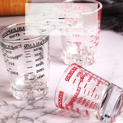 Title 1, Lead-free Italian Glass Graduated Measuring Cup...