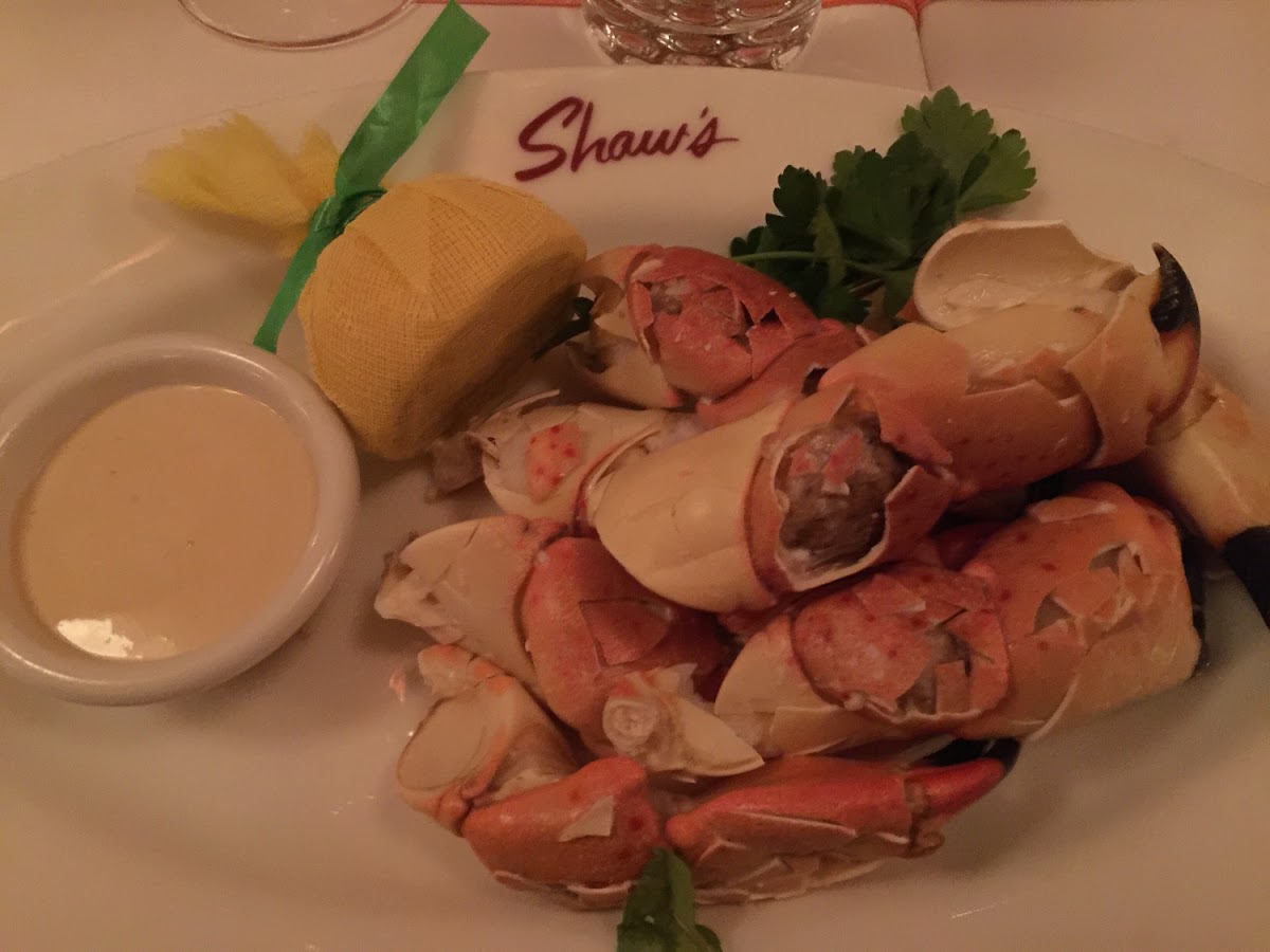 Stone crab claws