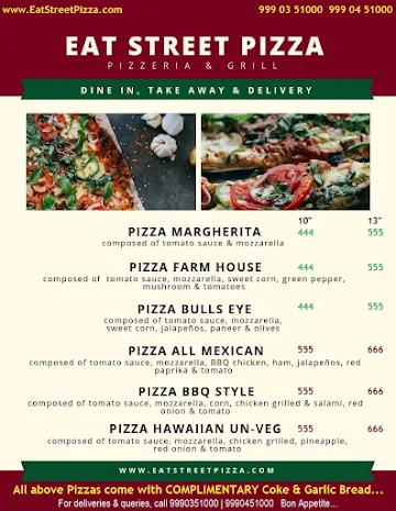 Eat Street Pizza menu 