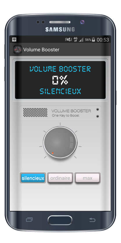 Android application Volume Booster Sound Amplifier screenshort