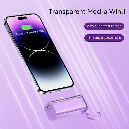 Title 1, Industrial Wind Power Bank with Cable Transpare...