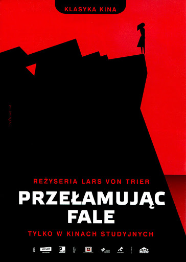 Przód ulotki filmu 'Przełamując Fale'