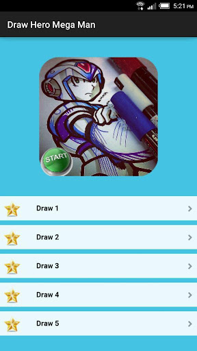 Draw Hero Mega Man