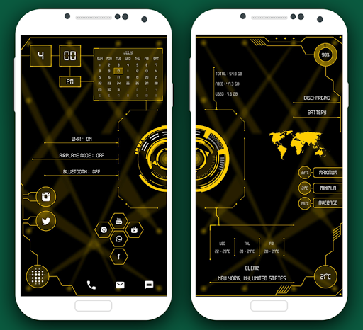 Circuit Launcher 4 -2020 - Futuristic launcher UI