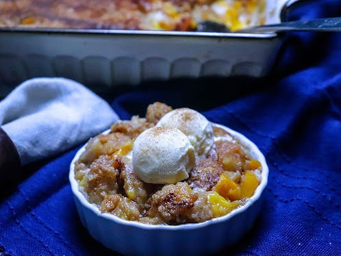 Peachy Peach Cobbler