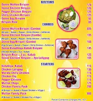 Donne Biriyani Mane menu 1