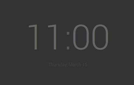 New Tab Clock Preview image 0