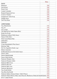 Vividh NX Bar & Cafe menu 4