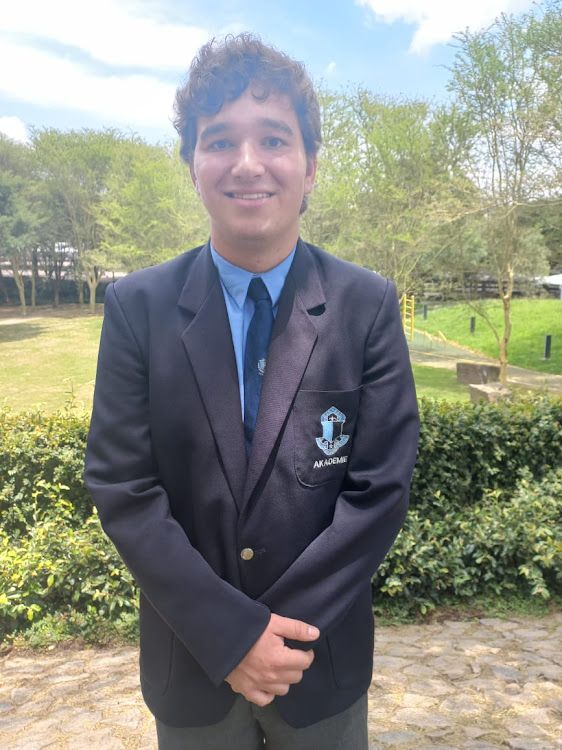 Kenneth Janson from Paarl Boys’ High in the Western Cape is one of the national top achievers honoured on Thursday morning.