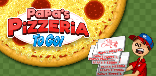Top, bake, and serve pizzas in Papa's Pizzeria To Go!