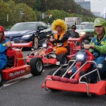 driving in Roppongi in mario karts in Tokyo, Japan 