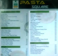 Pasta Square menu 3