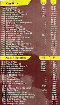 The Wok Master menu 5