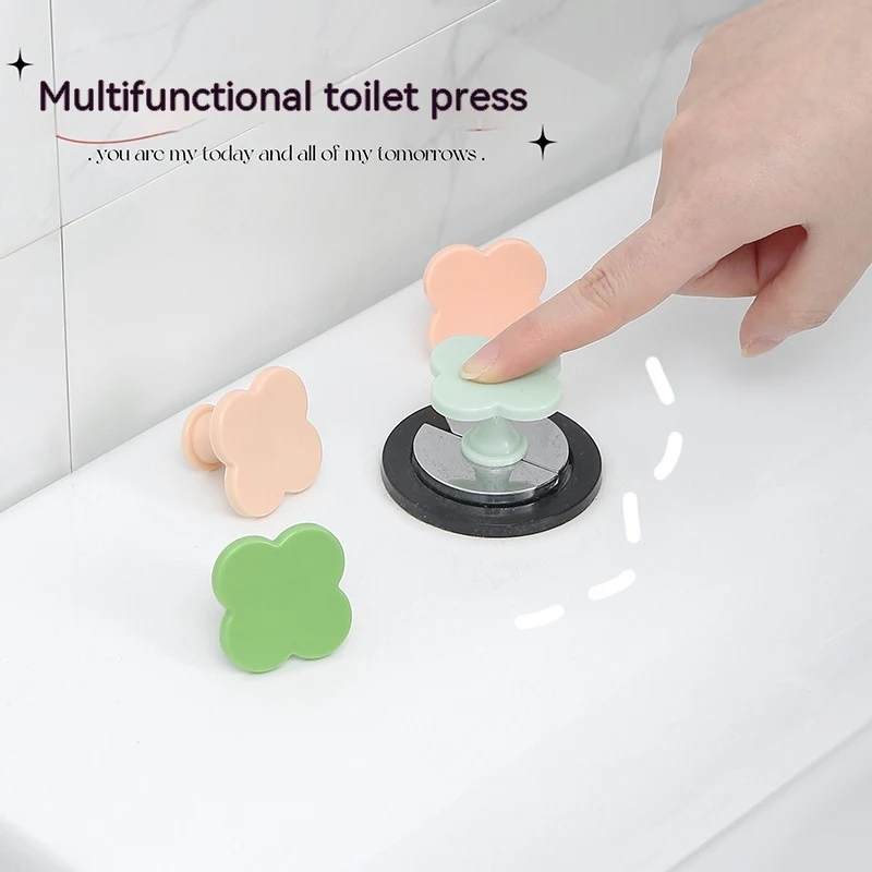 Creatief multifunctioneel toiletpersgereedschap met klaver-ontwerp. Vereenvoudigt reiniging, verbetert hygiëne en bespaart tijd.