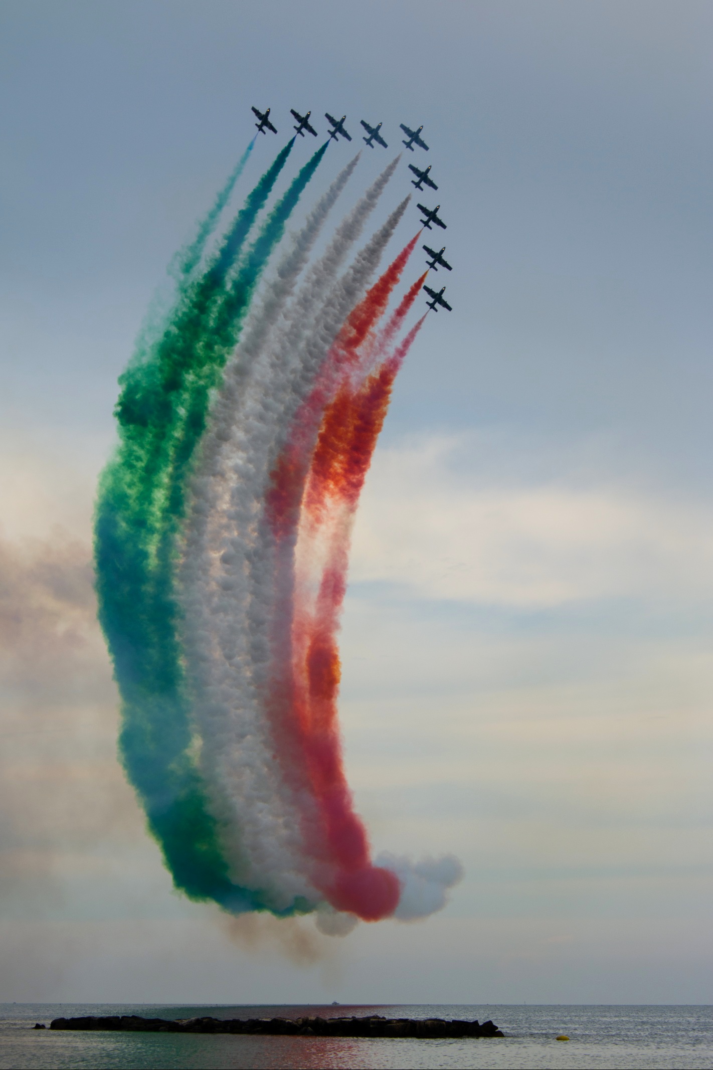 Frecce tricolori a San Benedetto del Tronto di Danivale