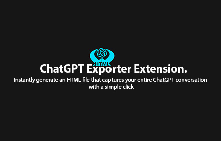 ChatGPT Conversation Exporter small promo image