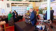 Transport minister Sindisiwe Chikunga formally hands over the SA Agulhas to its new owners, JS Maritime.