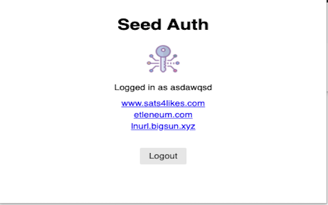 Seed Auth - LNURL Auth Preview image 0