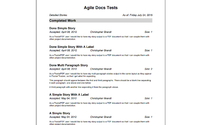 Agile Docs