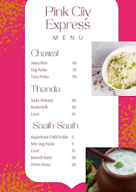 Pink City Express menu 3