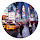 City Street New Tab HD Photography Theme