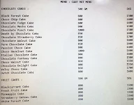 Cake Galaxy menu 1