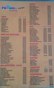 Foodies Express menu 1