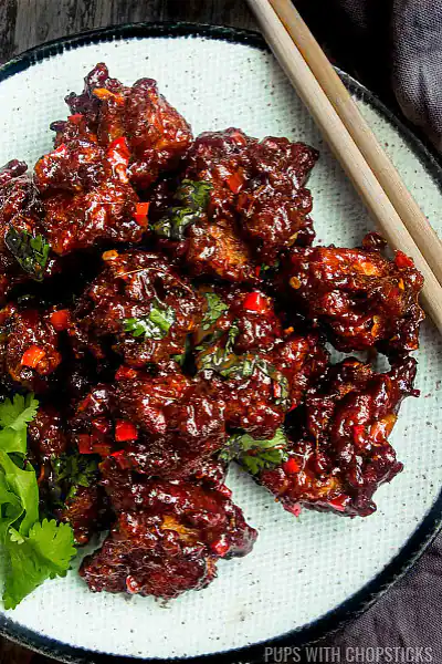 Chicken Garlic Manchurian Dry