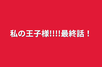 私の王子様!!!!最終話！