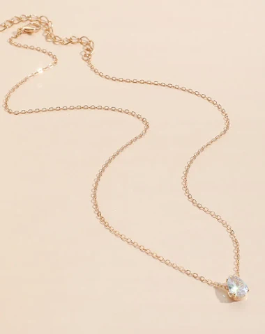 Kadın Retro Kolye Zincir Kolye Kola - 1