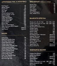 Raahath Restaurant menu 1