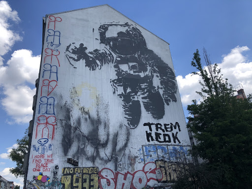 Street Art und Graffiti in Friedrichshain-Kreuzberg in Berlin