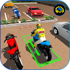 Moto racing Rider bike parking 1.1.3