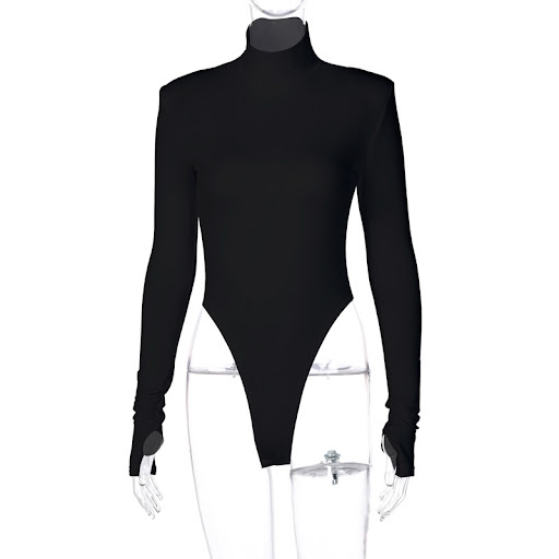 Title 7, Sexy Back Long Sleeve High Neck Jumpsuit perfec...