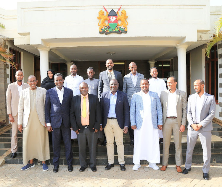 President-elect William Ruto and other leaders on August 19,2022