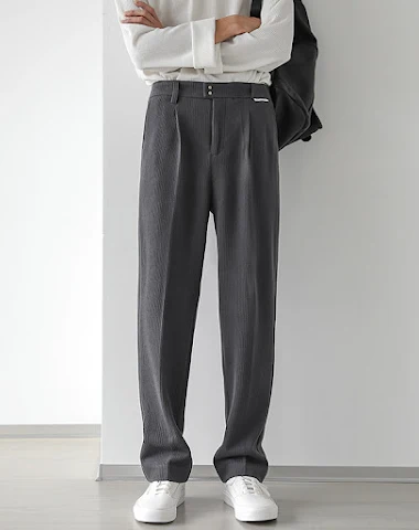 Zimske ležerne široke ravne pantalo - 1