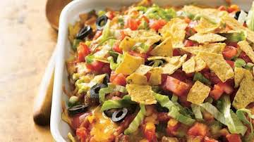 Beef and Bean Taco Casserole