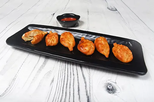 Cheese Corn Fried Momos [6 Pieces]