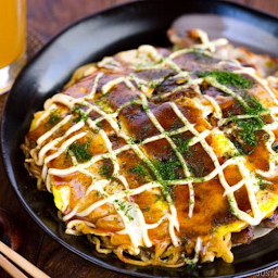 Seafood Okonomiyaki