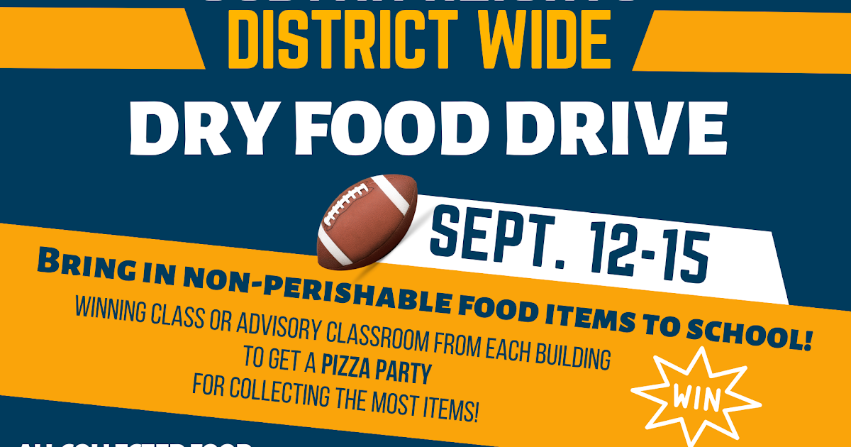 Food Drive Fall Frenzy FACEBOOK and SOCIAL MEDIA - English